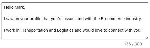 LinkedIn Message Template For Potential Partnership, Invite To Connect
