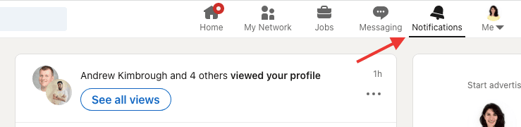 Who's viewed your profile notifications