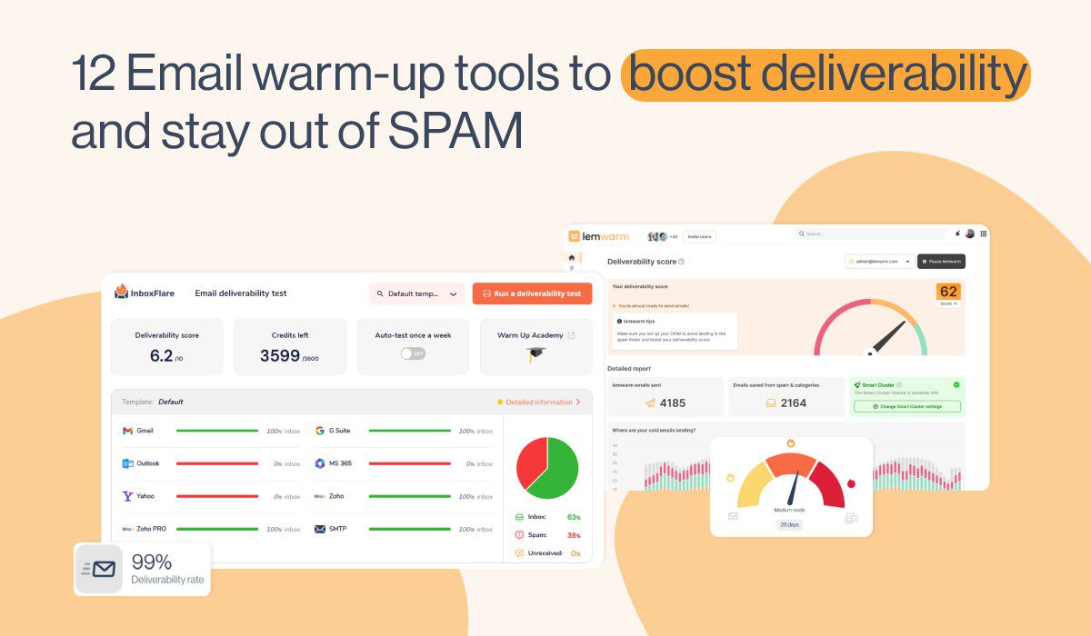 email warm up tools cover photo