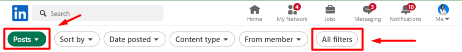 Posts search