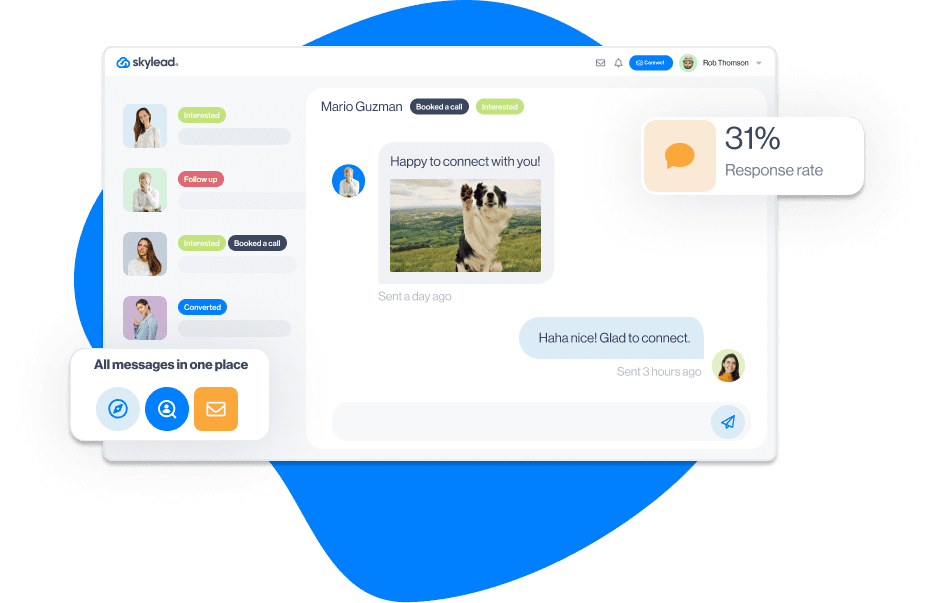 Image of Skylead's smart inbox