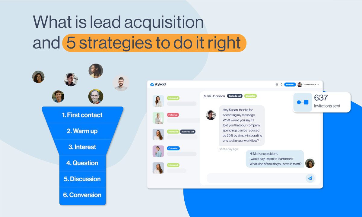 What is lead acquisition and 5 strategies to do it right cover blog