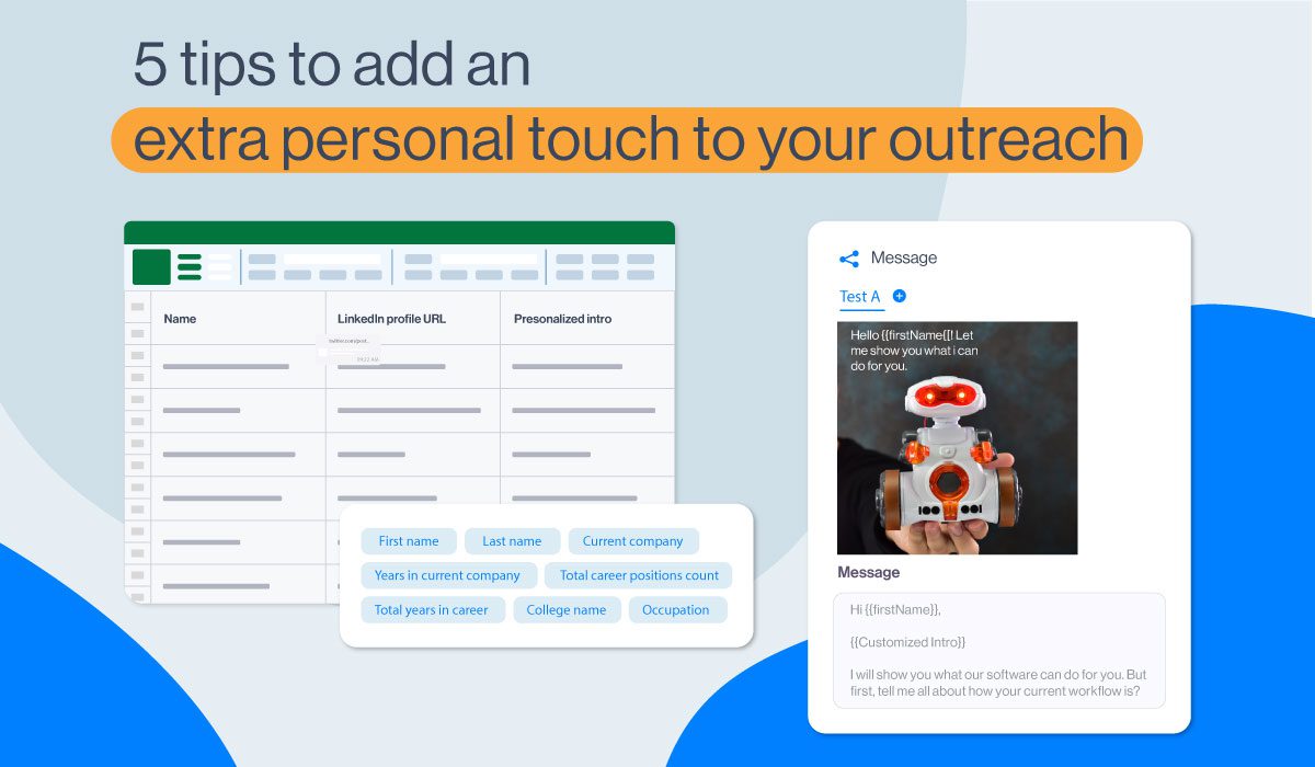 5 Tips on how to add a personal touch to your outreach cover image