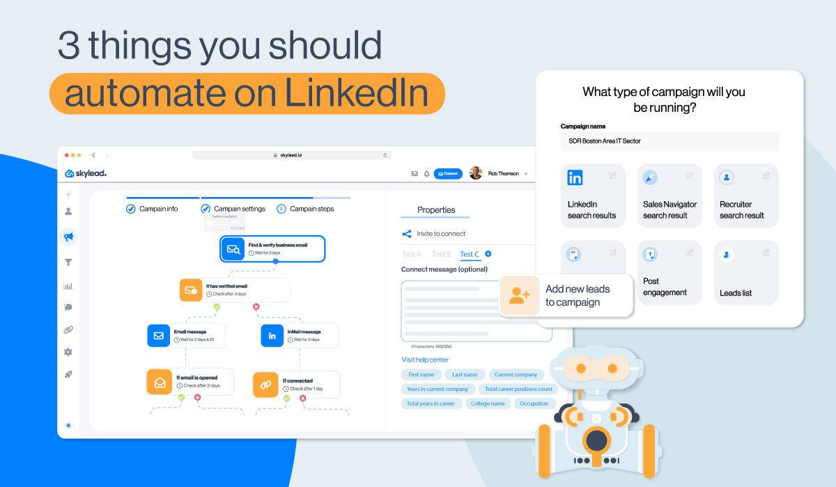 3 things you should automate on LinkedIn