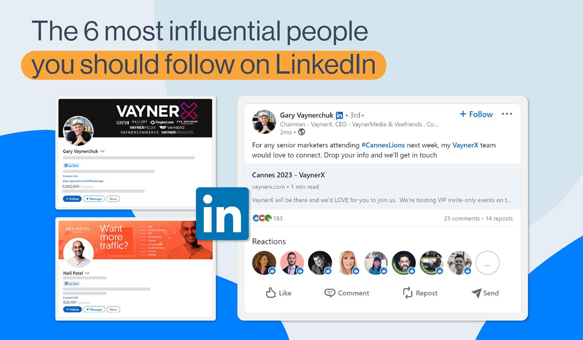 6 most influential people you should follow on LinkedIn