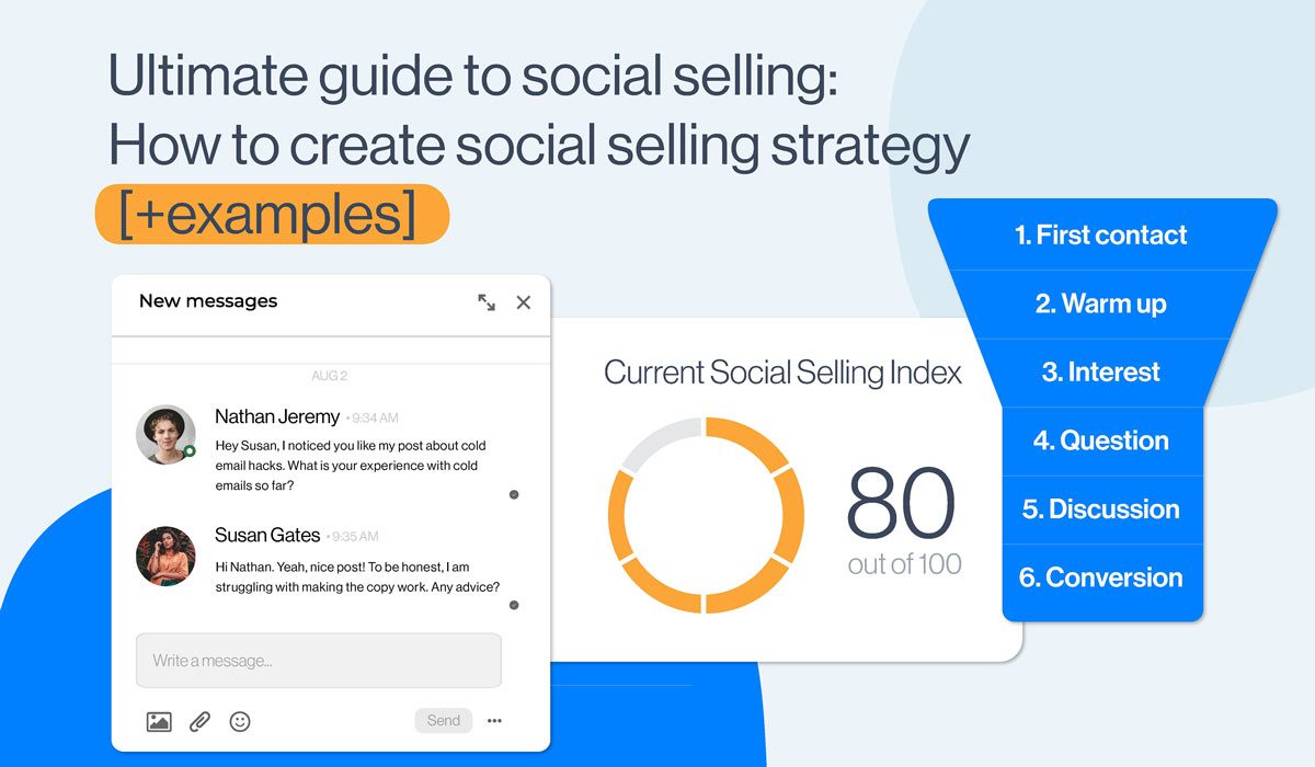 Ultimate guide to social selling, Cover image