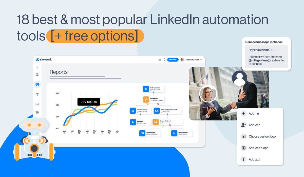 Cover image of Best LinkedIn Automation tools on the market