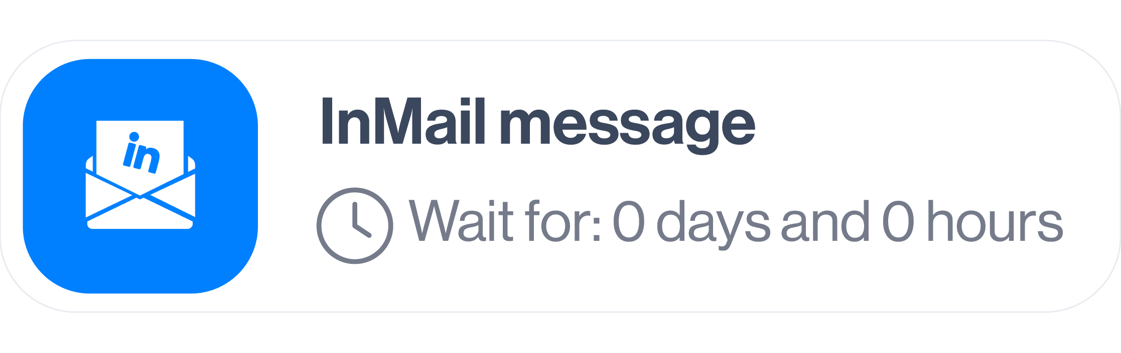Image of InMail message step
