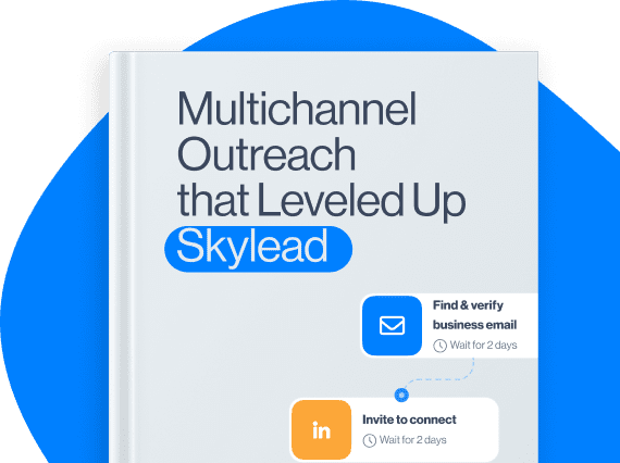 Image of ebook, salesbook "Multichannel outreach that leveled up Skylead"