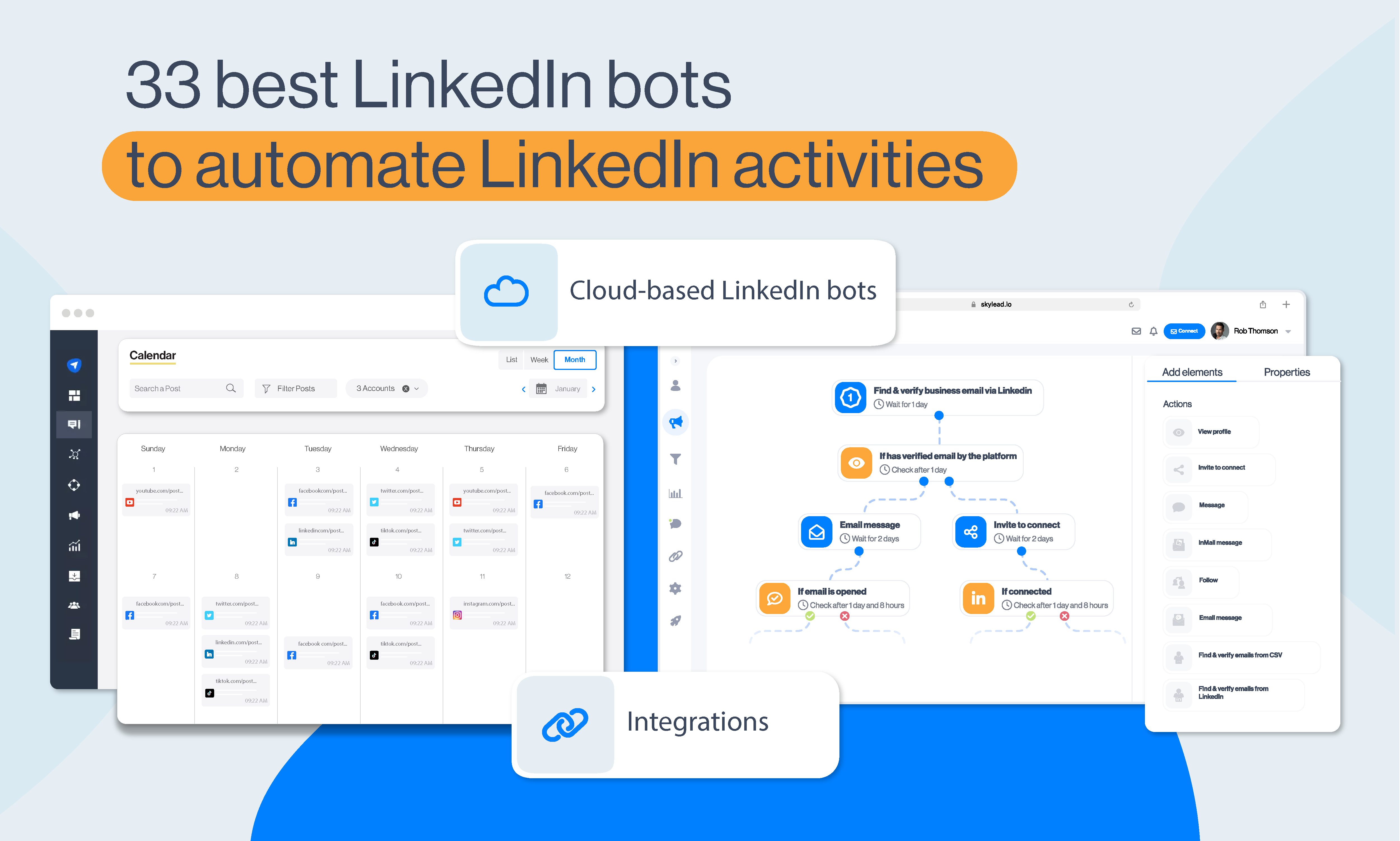 LinkedIn bot, LinkedIn automation