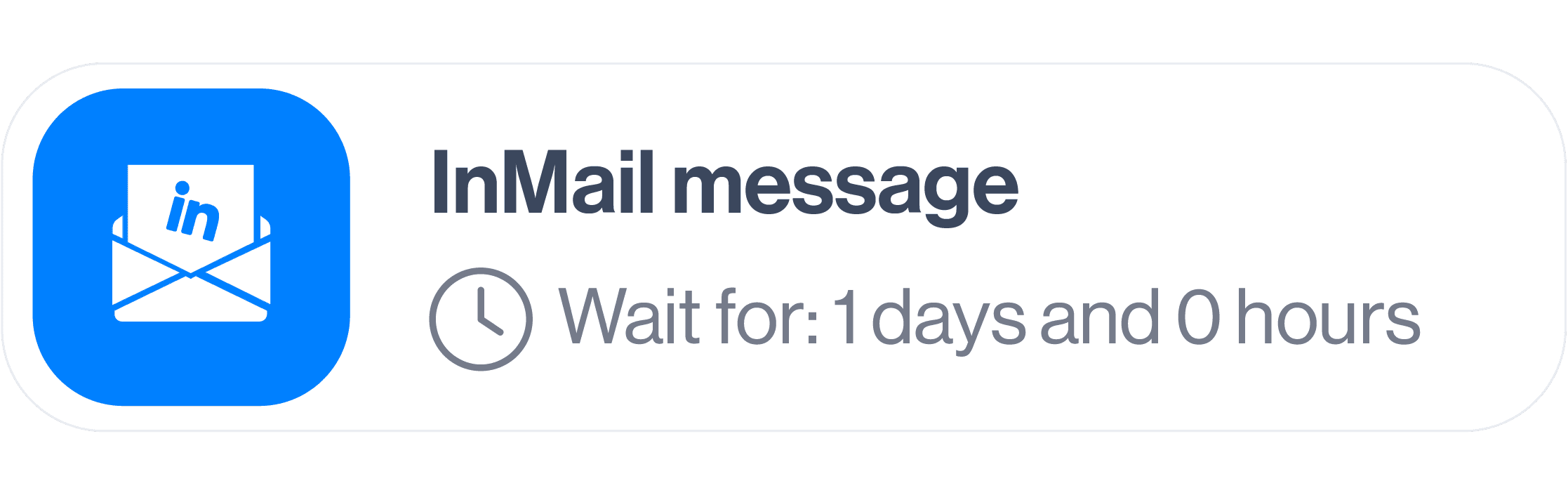 InMail message step for outreach template smart sequence for reaching out to sales specialists