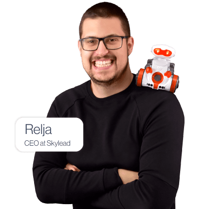 Relja, Skylead's CEO
