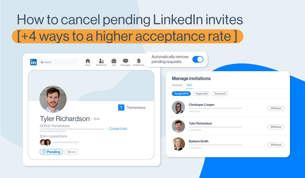 Cover image of how to cancel LinkedIn invite
