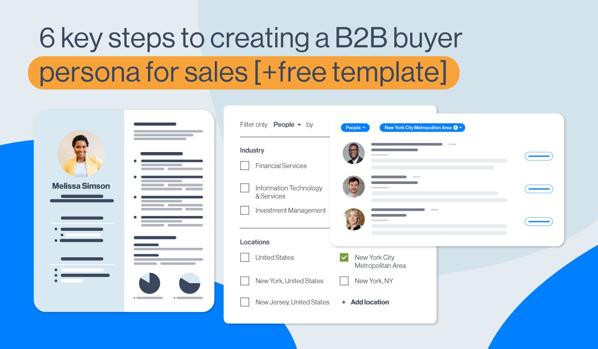 Cover image of How to create B2B buyer persona and use it for sales and lead generation 1