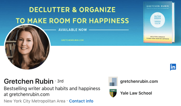 Gretchen Rubin LinkedIn 