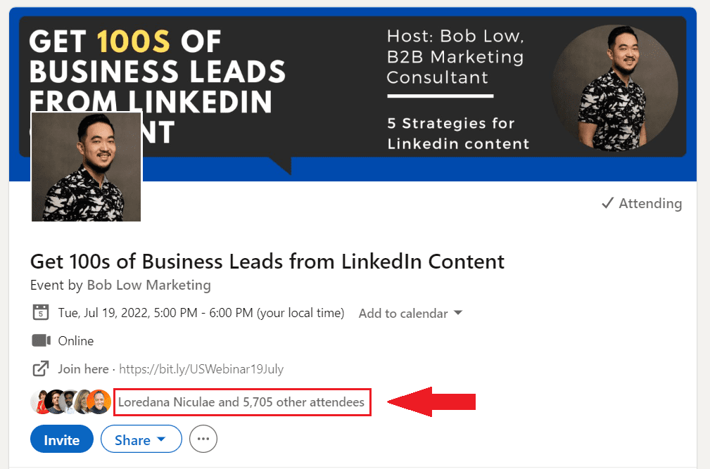 Image of targeting event attendees, how to connect on LinkedIn and outreach them using sales engagement tool