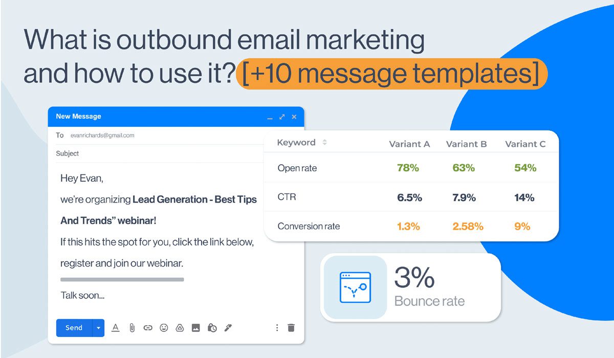 Outbound email marketing Cover image