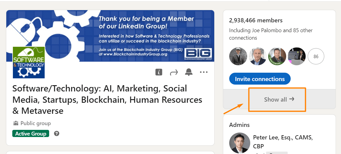 How to network on LinkedIn - access list of LinkedIn group members