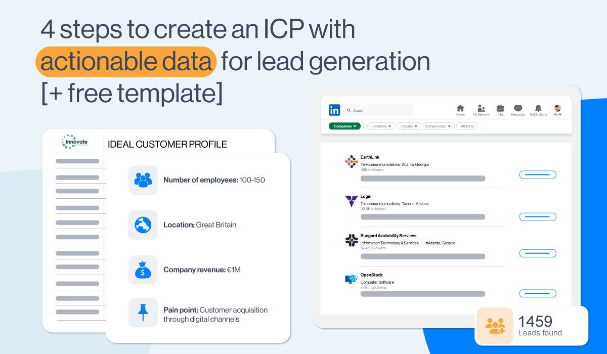 4 steps to create an ICP for lead generation
