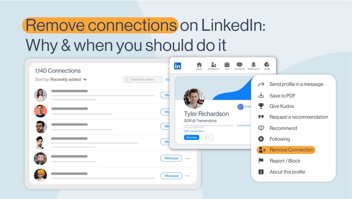 How to remove connections on LinkedIn, cover image