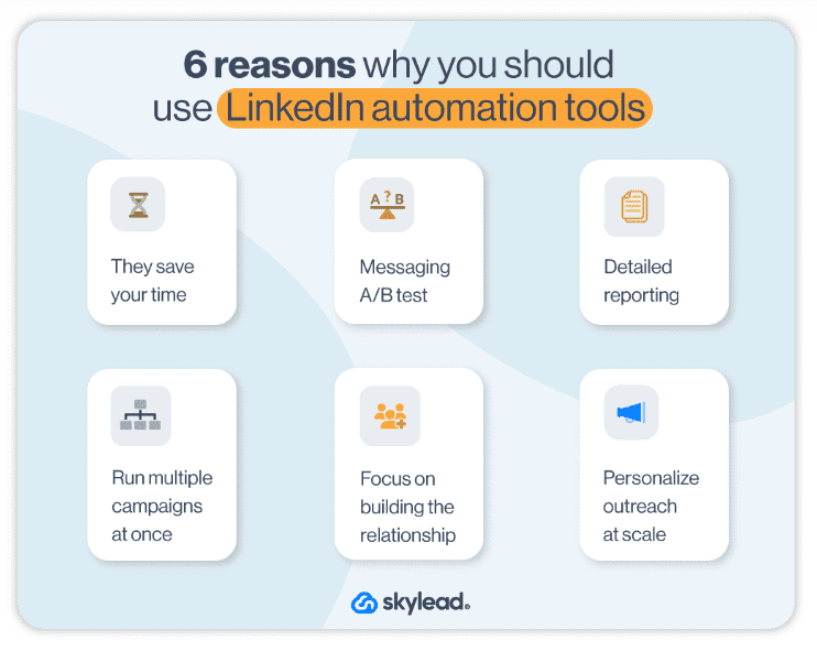 LinkedIn automation tools benefits
