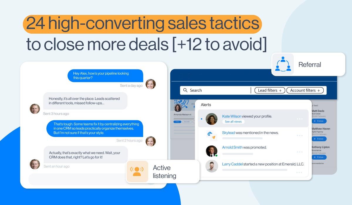 Cover image for a blog discussing the best and worst sales tactics