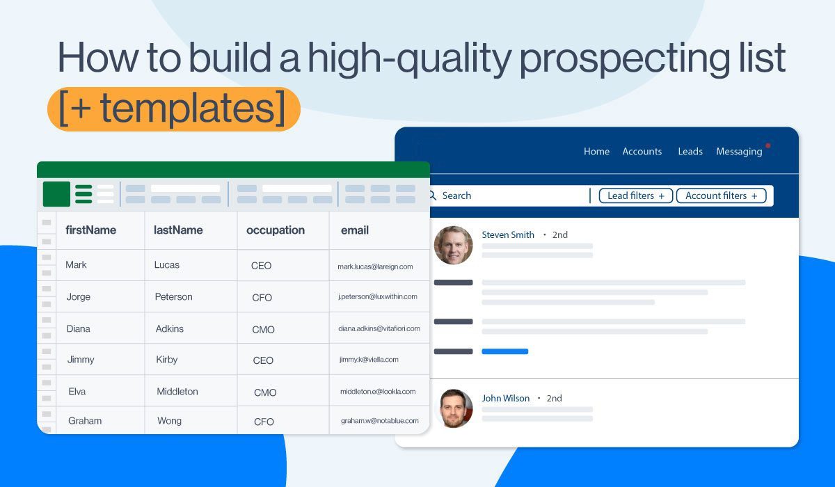 How to build a prospecting list cover
