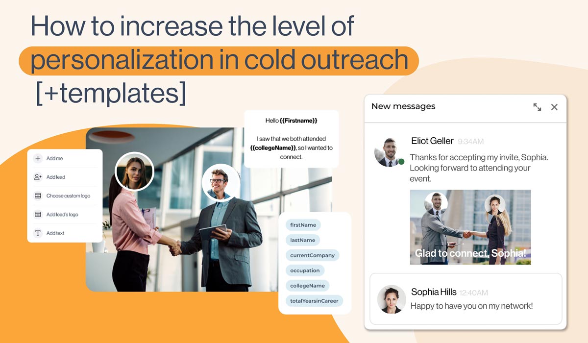 How to increase level of personalization in outreach cover visual