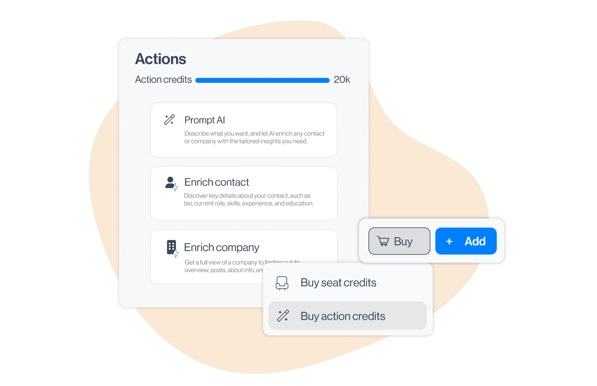 5th website element AI data enrichment