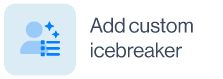 Add custom icebreaker in Skylead