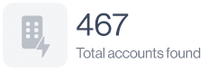 467 total accounts found in Skylead