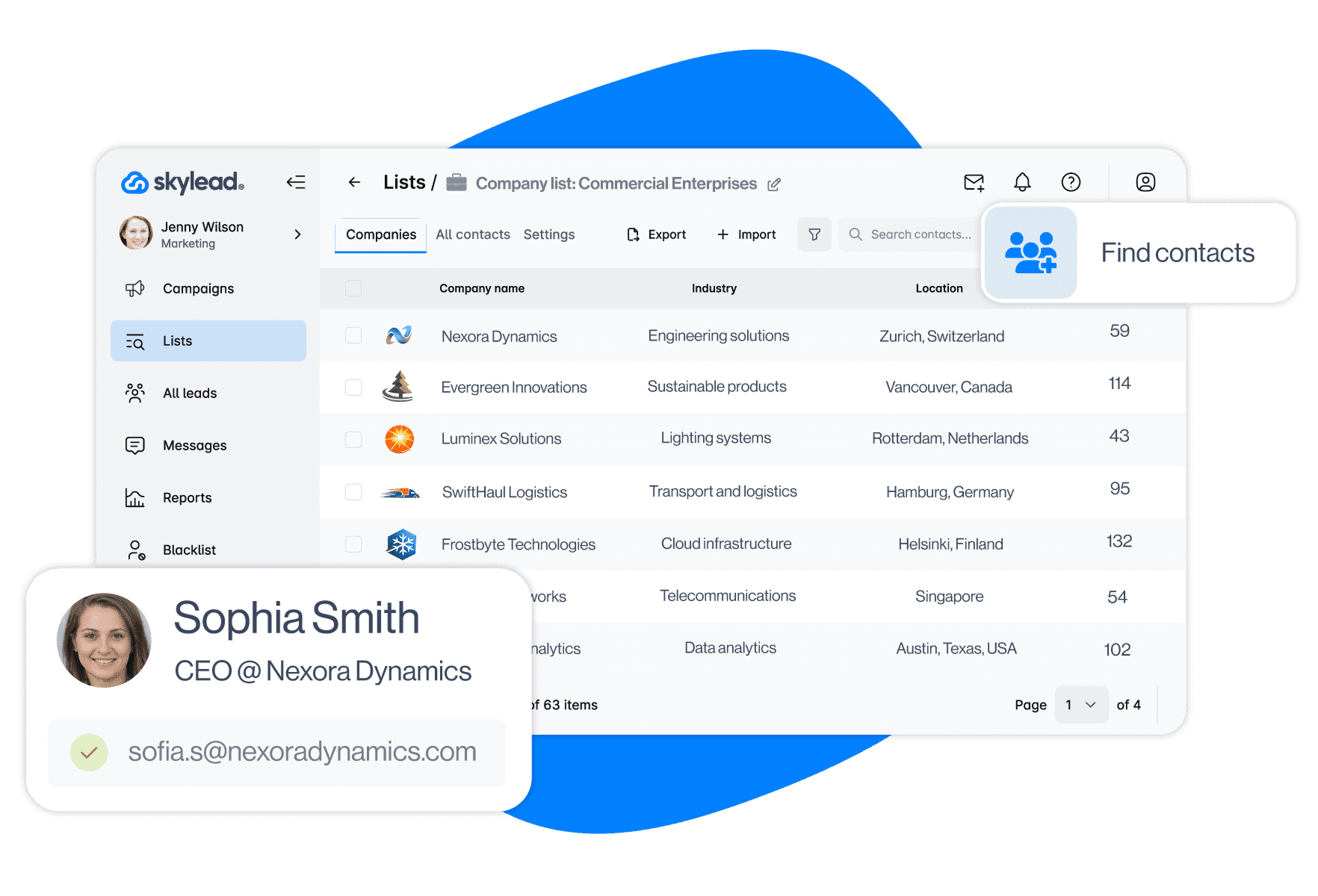 Sales use case: Accunt-based prospecting to find ICPs & AI data enrichment to find additional info about leads