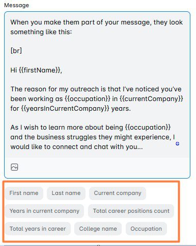 personalized-outreach-message-variables-in-skylead